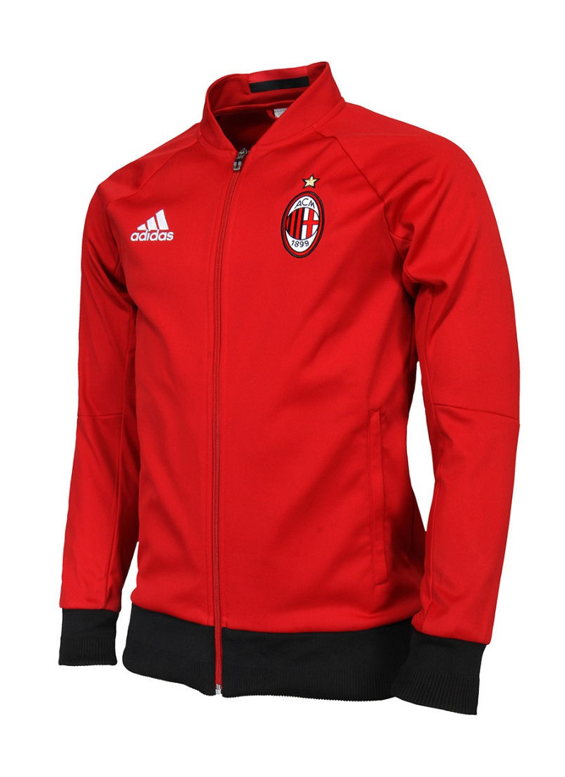 AC Milan Adidas Anthem Jacket 16-17 (Red)